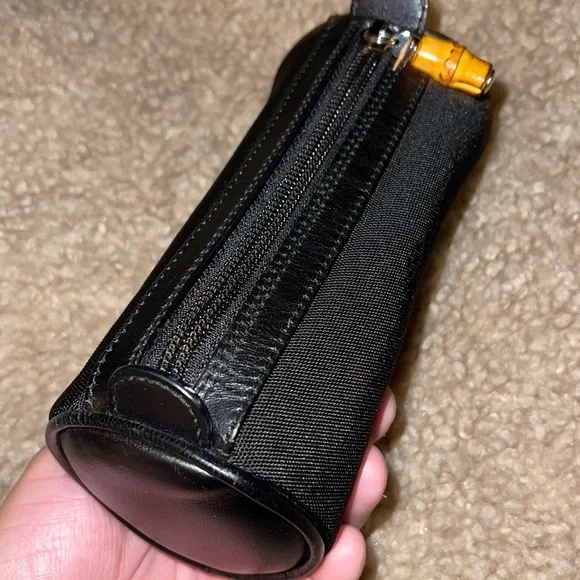 GUCCI Authentic Bamboo cosmetic pouch. - Picture 1 of 6